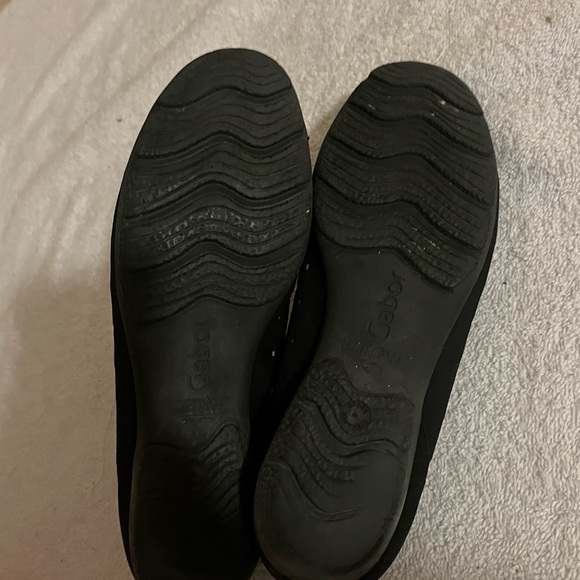 Gabor Hovercraft Black Suede Flats Shoes Sz 7 - Picture 12 of 12